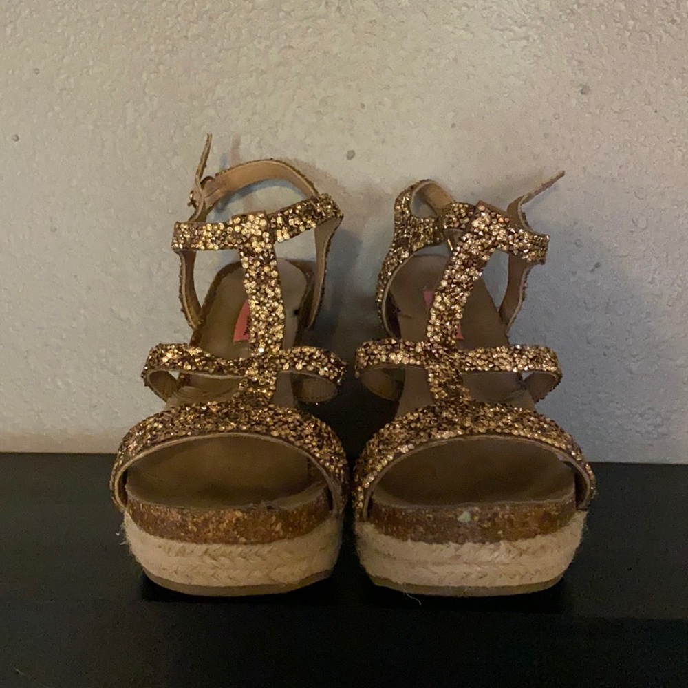 Betsey Johnson Crystal Wedges
